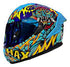 CASCO OBSIDIAN TLATOANI AMARILLO AZUL BRILLO